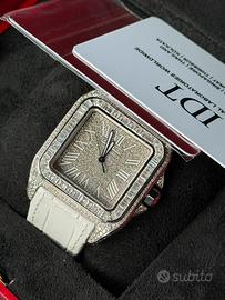 Cartier Santos XL pavé diamanti 