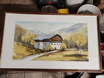 Quadro acquarello di Degasperi Bruno