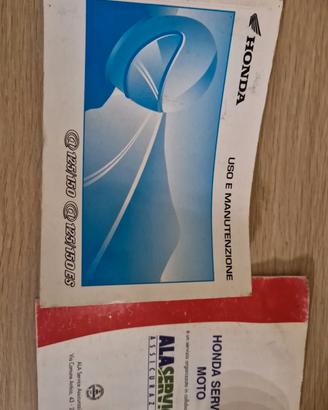 Libretto uso e manutenzione Honda @