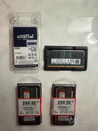 Ram Ddr5 per Laptop - 64Gb totali