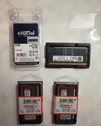 Ram Ddr5 per Laptop - 64Gb totali