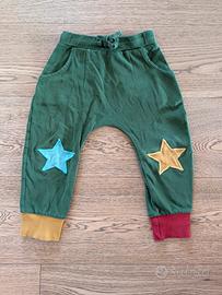 pantaloni little green radicals 3-4 anni stelle
