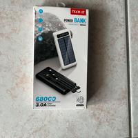 Power bank solare 20000mAh white