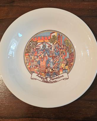 Piatto Ceramica Vintage Autogrill Prenestina