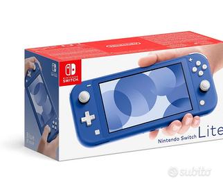 Nintendo switch lite blu