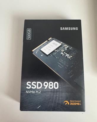 SSD Samsung 980 500GB NVMe – Con Scatola