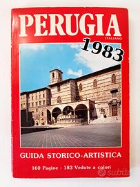 Perugia Guida Turistica 1983 Vintage Libro Viaggi