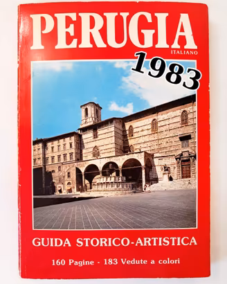 Perugia Guida Turistica 1983 Vintage Libro Viaggi