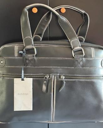 Borsa Uomo/Donna doppio manico in pelle vintage -