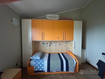 Armadio a Ponte completa con letto