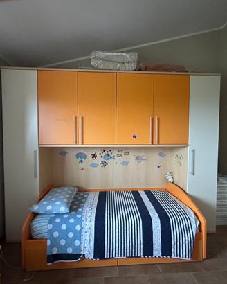 Armadio a Ponte completa con letto