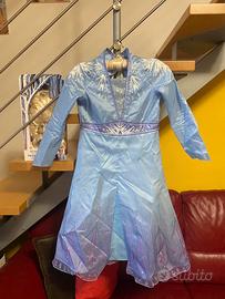 Vestito originale elsa disney store 7/8 anni