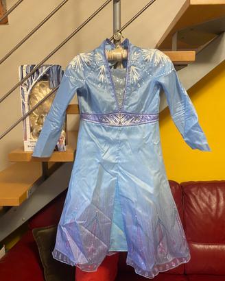 Vestito originale elsa disney store 7/8 anni