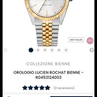 orologio lucien rochat quarzo nuovo mai usato 