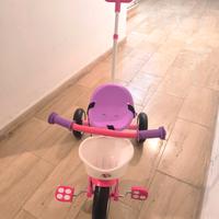 Triciclo a spinta per bambini con maniglione - Ros