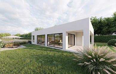 Terreno edificabile e progetto villa approvato