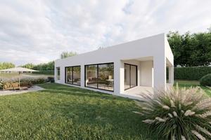 Terreno edificabile e progetto villa approvato