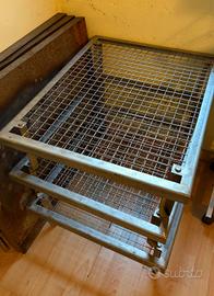 3 griglie inox artigianali