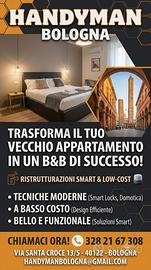 Trasformazione vecchi Appartamenti in B&B