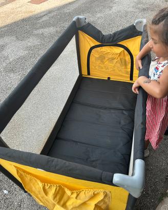 lettino da campeggio/ box  giochi bimbi con borsa