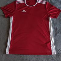 T-Shirt adidas climalite rossa 