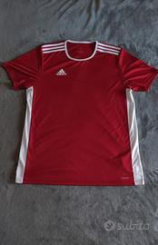 T-Shirt adidas climalite rossa 