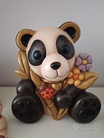 panda maxi thun con fiori e coccinella 