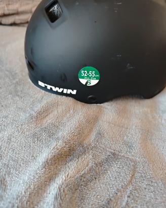"Casco bici BTWIN Decathlon nero taglia S 52-57cm