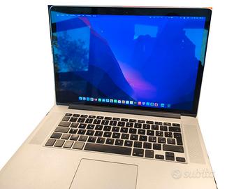 MacBookPro 15 pollici retina