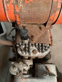 Motopompa lombardini anni 1980 a miscela 2 Hp