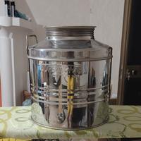 fusto olio 30 lt. con rubinetto 