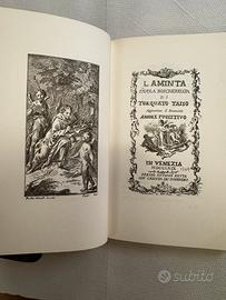L’Aminta Torquato Tasso ed anastatica 1967