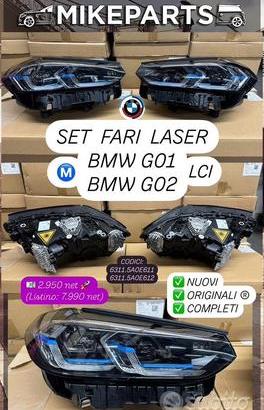 Set Fari Laser LCI BMW X3 G01 X4 G02