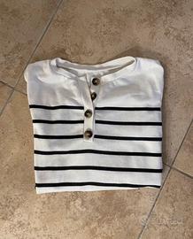 Maglione a righe