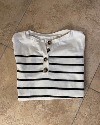 Maglione a righe
