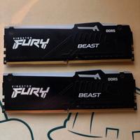 Kingston Fury Beast RAM DDR5 5600mhz 16GB (2x8GB)