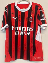 Maglia Milan 24/25 ORIGINALE firmata Milan3-Inter0