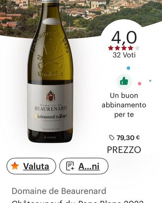 Vino francese Domaine Beaurenard