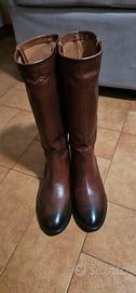 stivali pelle marroni Peroni 