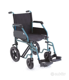 Carrozzina da transito pieghevole seduta 43cm