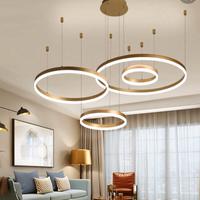 Lampadario a cerchi