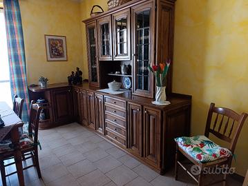 cucina con soggiorno