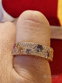 Anello elegante e raffinato in 925 argento