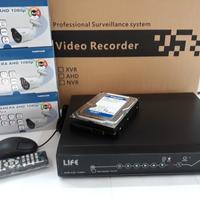 Kit di videosorveglianza ahd 4 canali