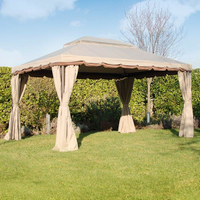 Gazebo da Giardino 3X3m con Tendaggi Laterali