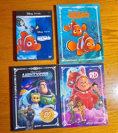 3 Libri per bambini Disney + 1 DVD nuovi