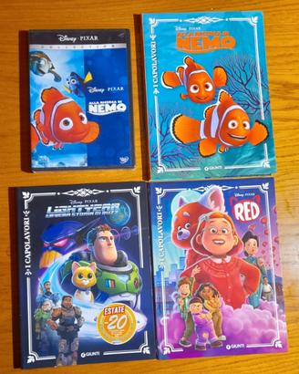 3 Libri per bambini Disney + 1 DVD nuovi