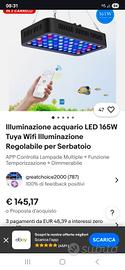 plafoniere led  tuya acquario marino wifi