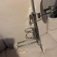 Specchio  x bagno su supporto estensibile