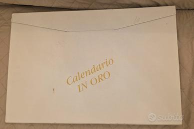 Calendario in oro